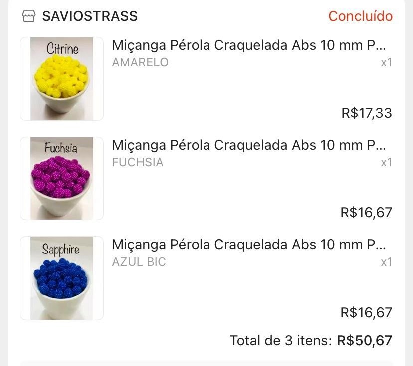 Avaliação produto