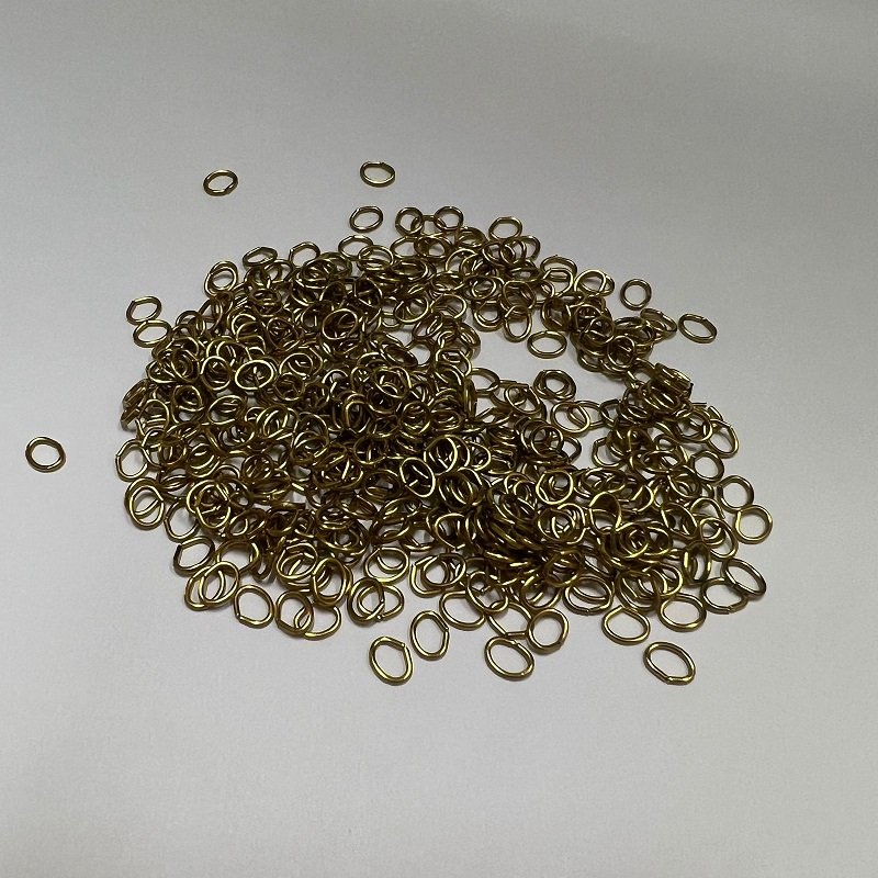 Argolinha Oval LatÃo 5.0 X 3.5 X 0.70 (500 Grs)