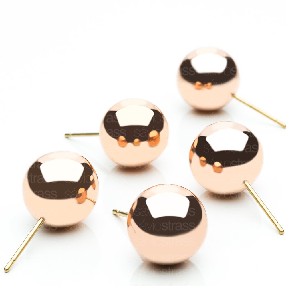 Brinco Bola Abs 12mm