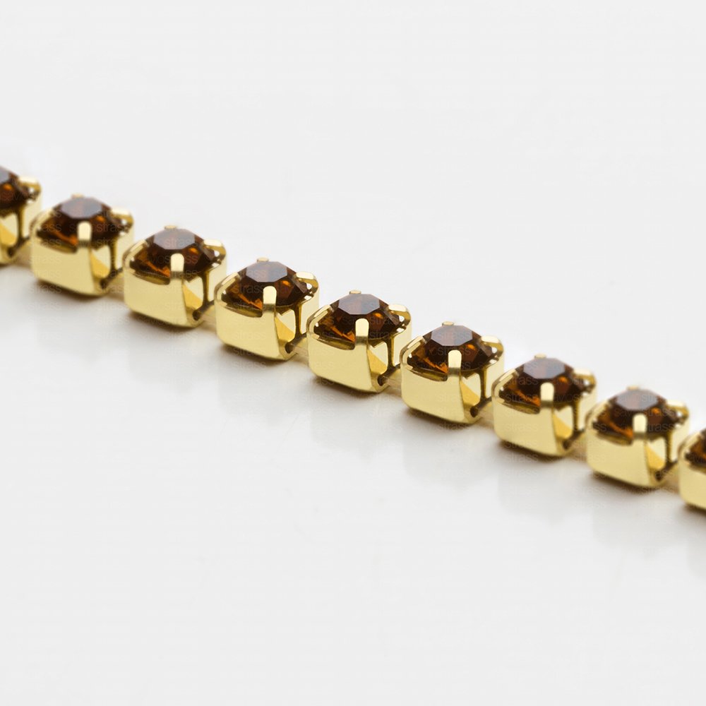 Rolo Corrente De Strass Pp14 Ss6.5 ( 580 Gr )