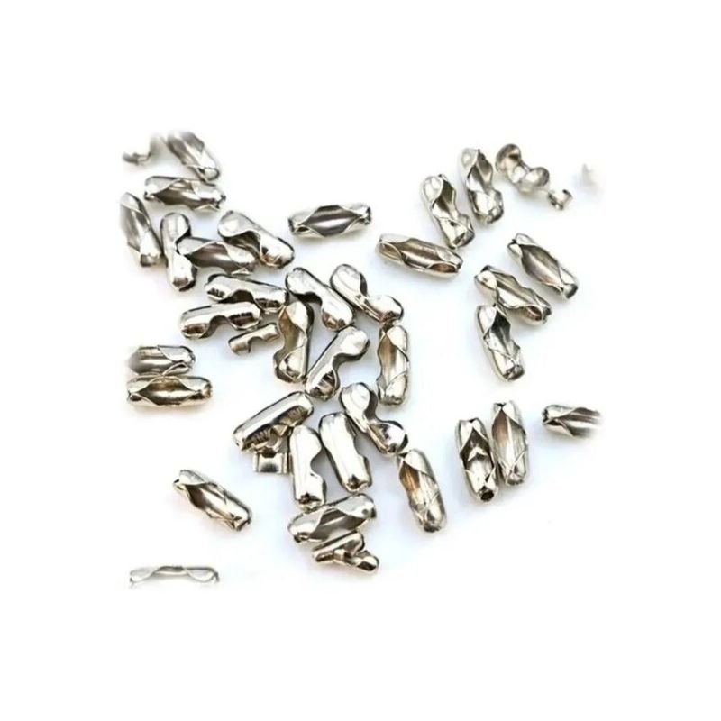 Fecho Canoa 7x3mm Para Corrente De 2mm - NÍquel 2.000 Unid