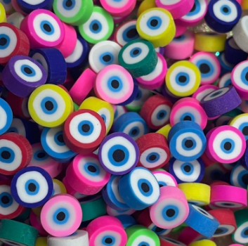Fimo Emborrachado Entremeio Infantil Olho Grego 