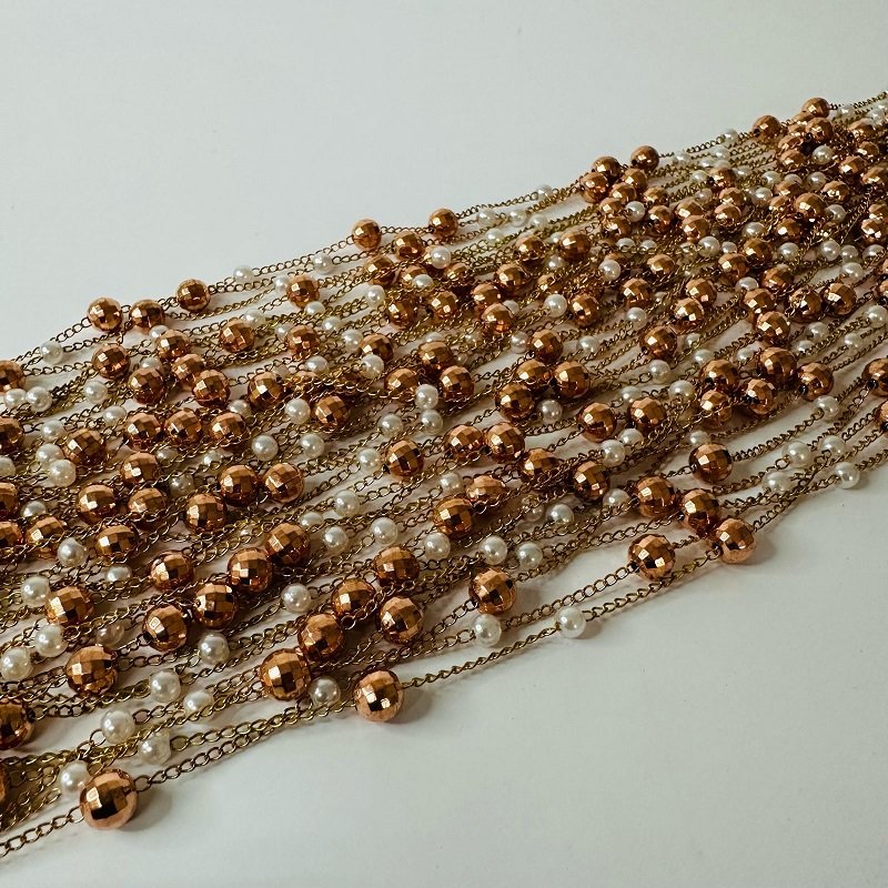 CORRENTE ABS GLOBINHO/PEROLA 4MM