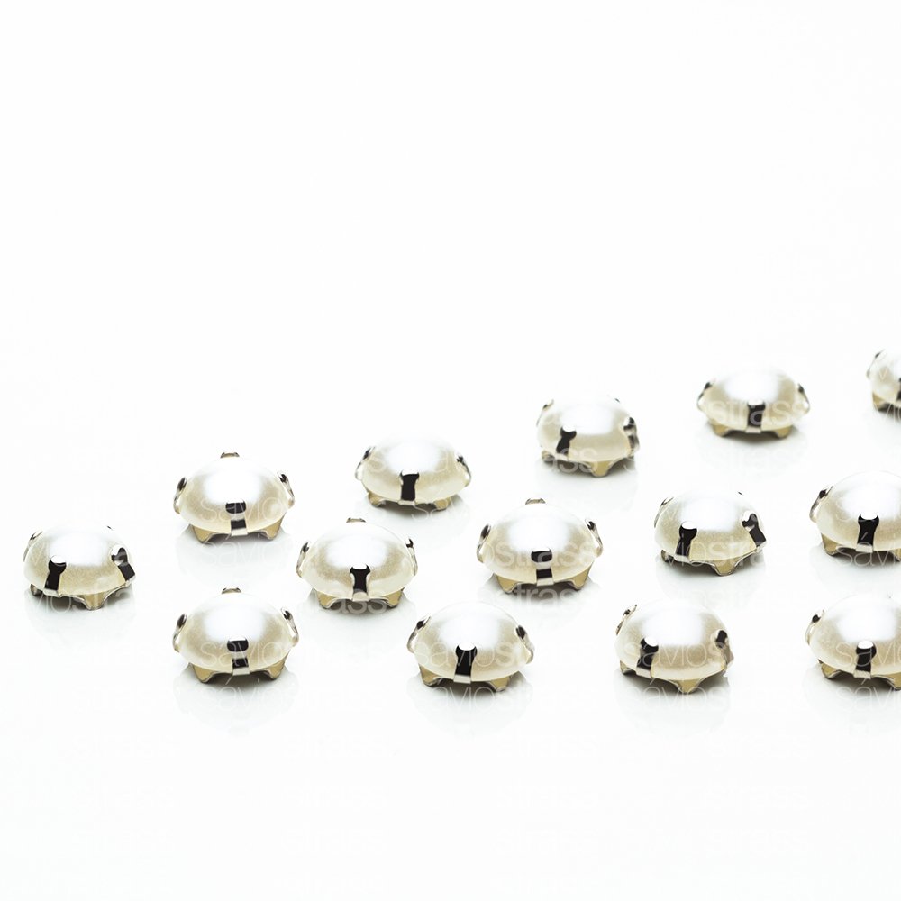 Meia Perola Abs Para Costura 8mm
