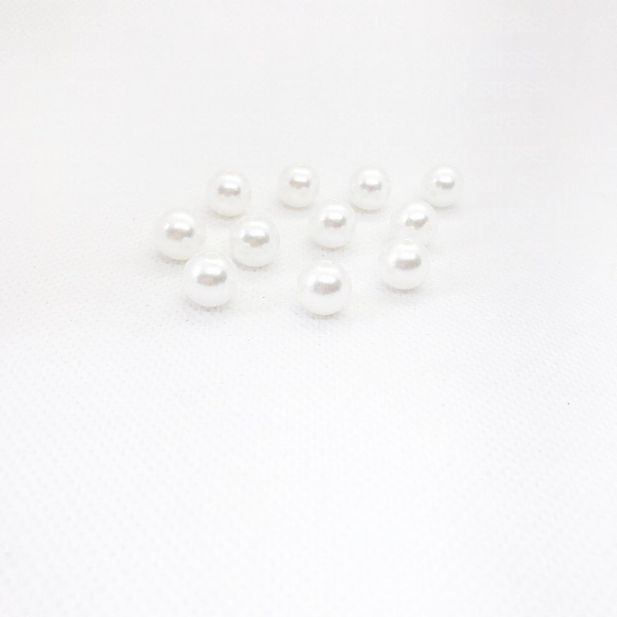 Perola Redonda Abs 6mm Branca