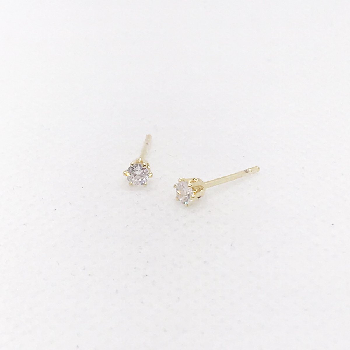 Brinco Solitario Zirconia 3mm (100 Peças )
