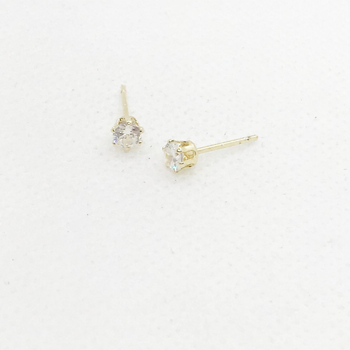 Brinco Solitario Zirconia 4mm (100 Peças)