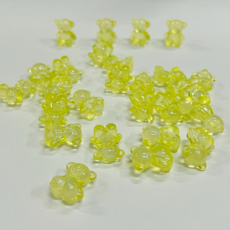 MiÇanga Acrilica Urso Perolada 18x15